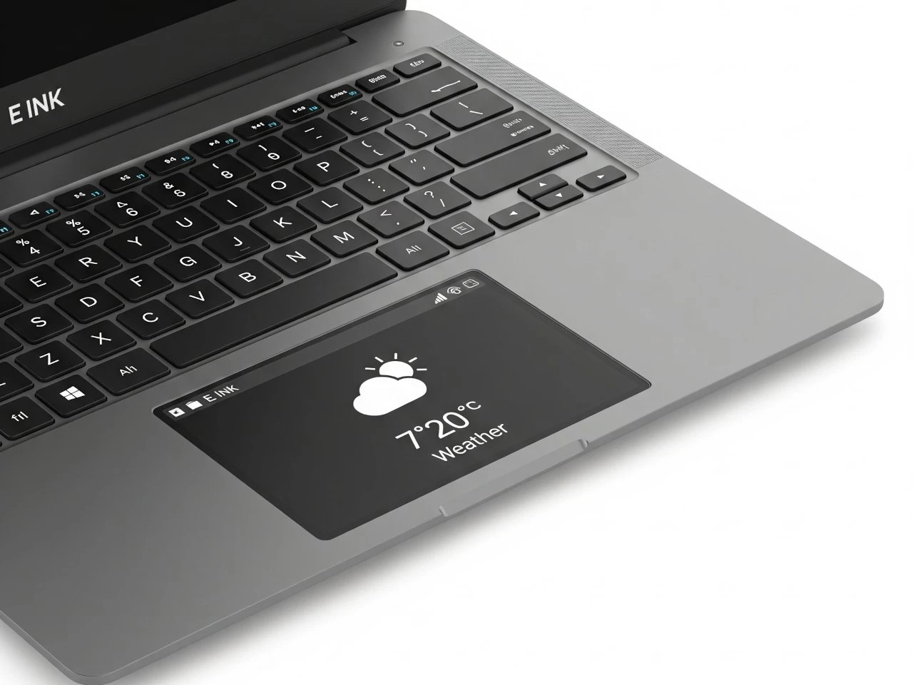 Laptop touchpads will begin to integrate electronic ink