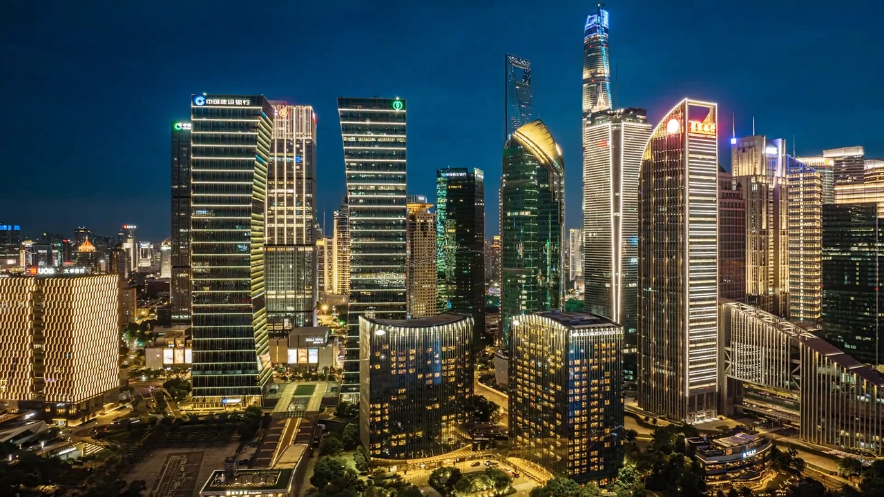 Shanghai Lujiazui. This is the No. 1 city in China 
