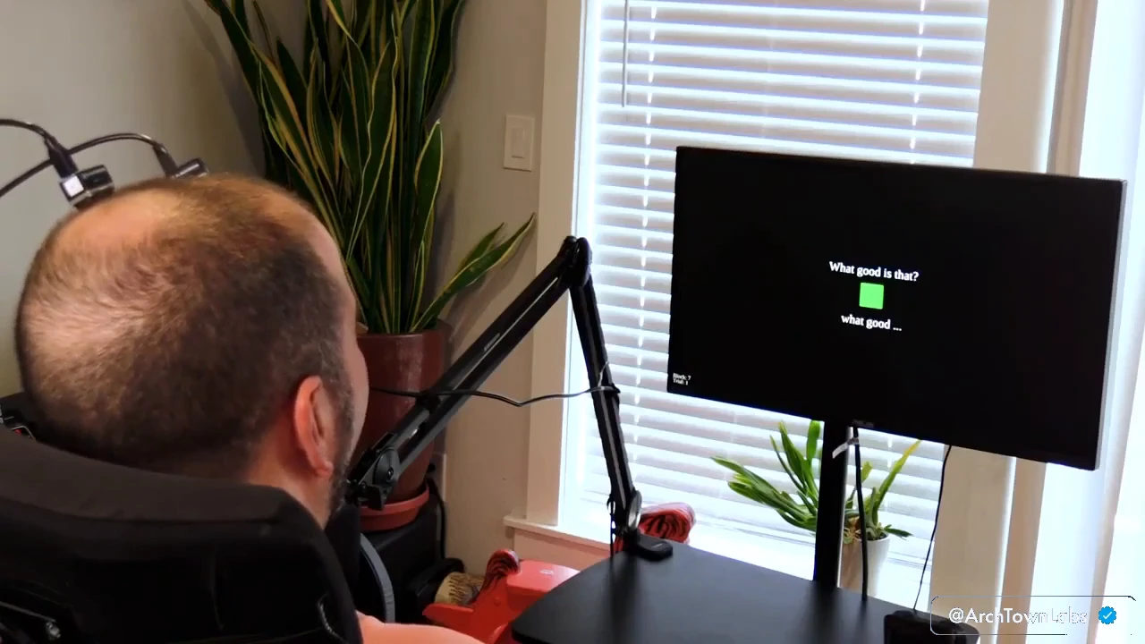 Neurochip converts paralyzed man's thoughts to speech with 97.5% accuracy
