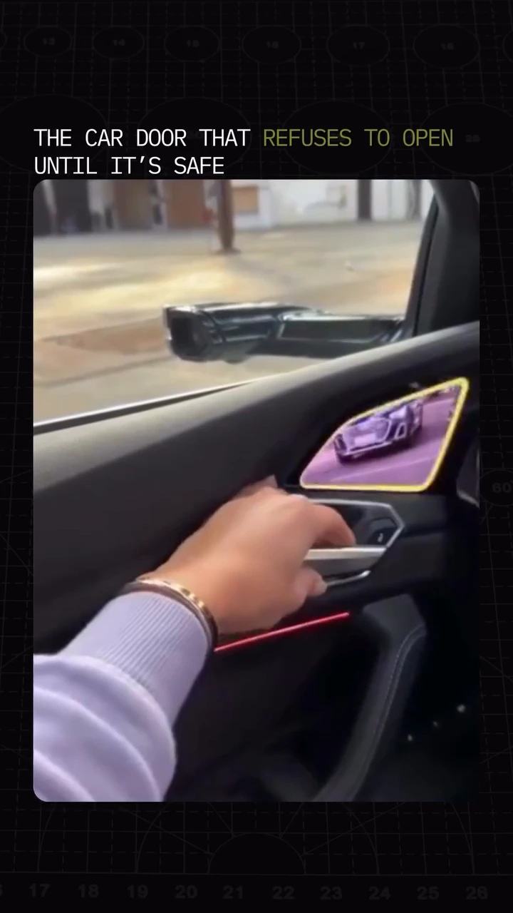 Car Door That Refuses To Open Until It’s Safe