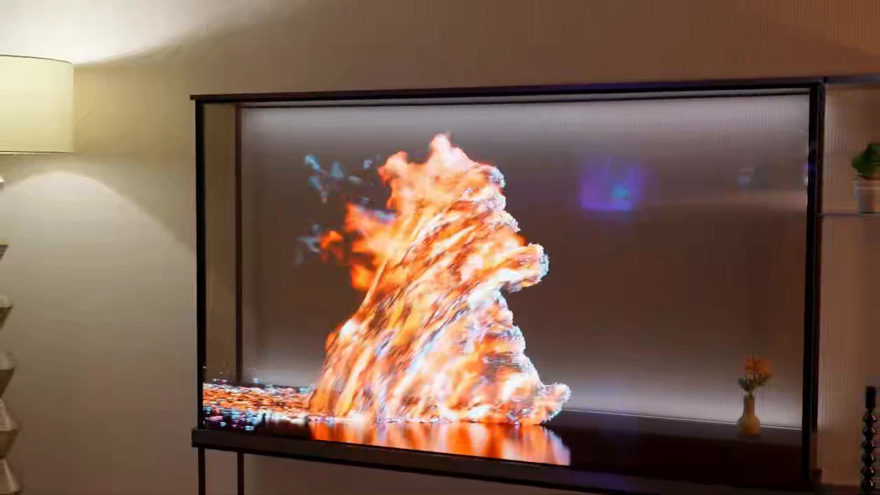 LG has released its most awesome transparent TV