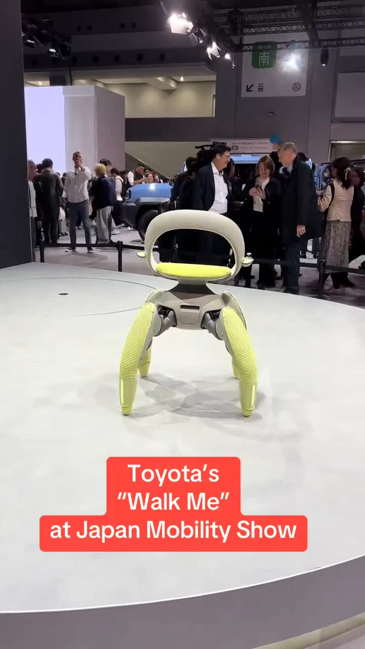 Toyota’s walking robot chair looks straight out of sci-fi