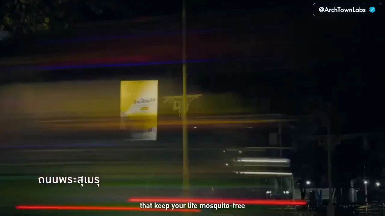 Mosquito-repellent billboards installed in Bangkok