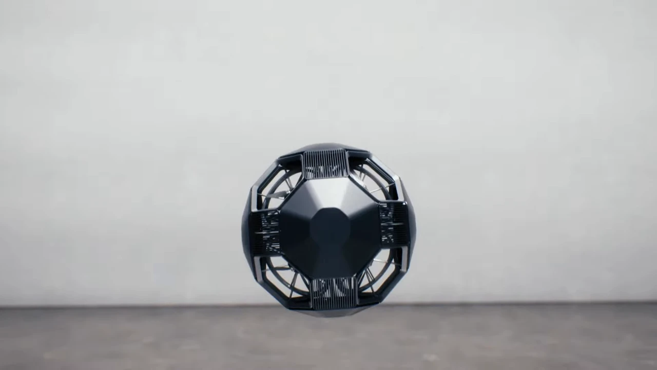 Japanese have made an omnidirectional spherical drone