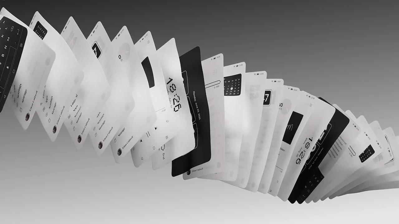 DuRobo Krono Packs AI and Android into an Elegant E-Ink Display
