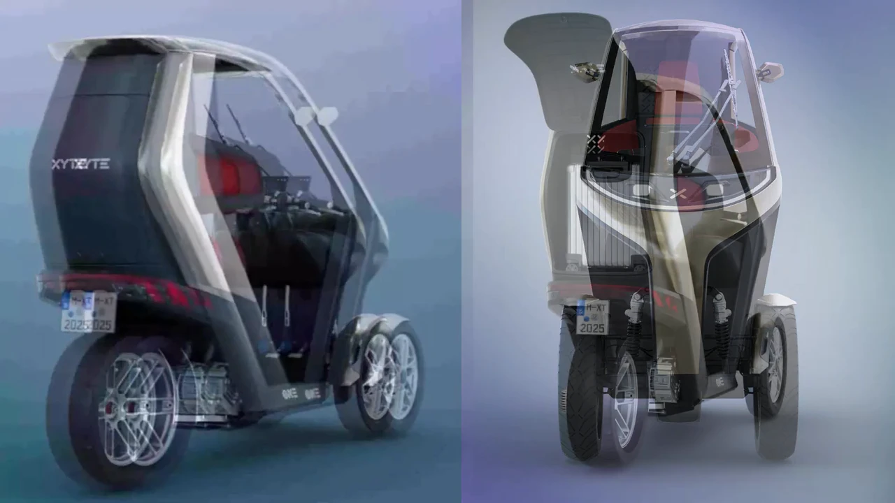 New form of mobility: XYTE One three-wheeled electric scooter