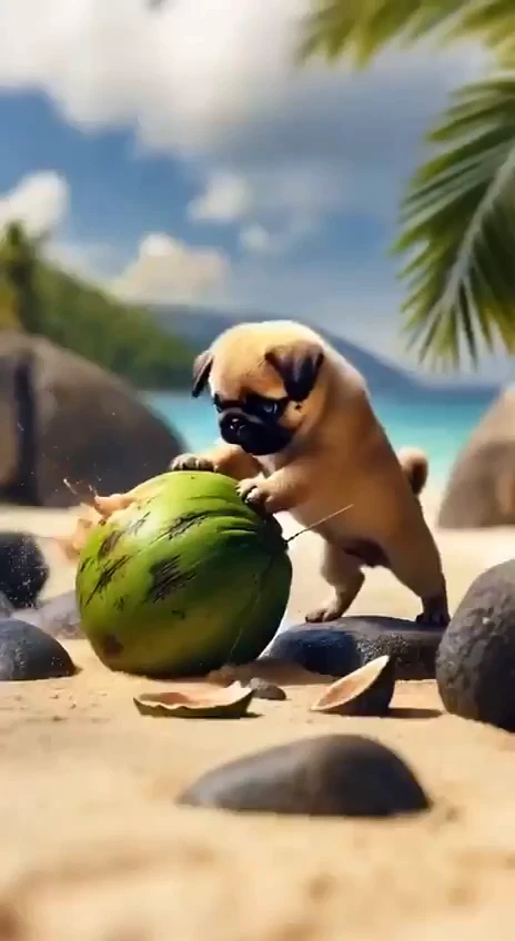 Neural network video of a pug rescuing an infant after a plane crash
