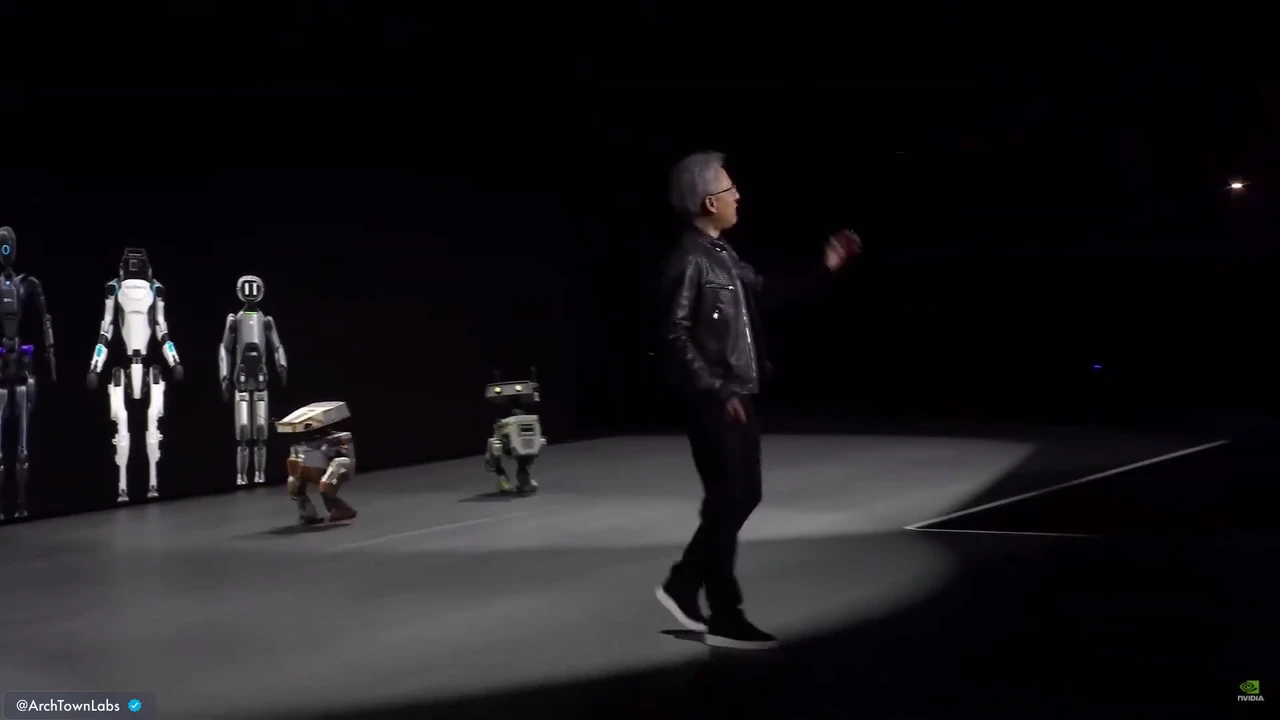 Nvidia’s GR00T technology in action: Disney BDX robots
