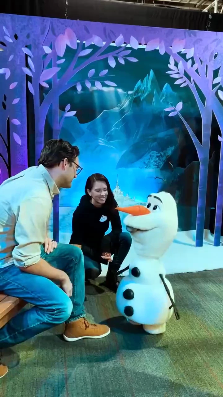 Disney brings Olaf to life with a lifelike robot