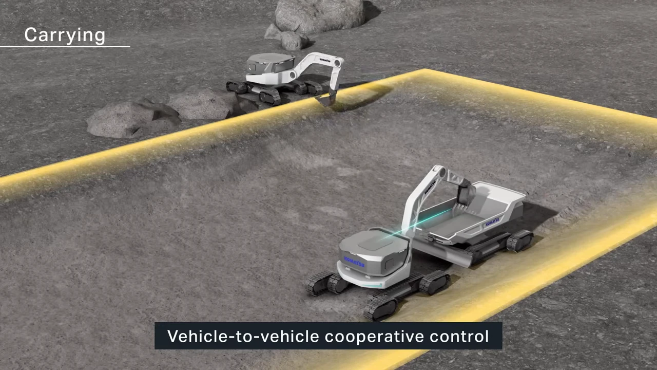 Komatsu Unveils Concept for Lunar Excavator
