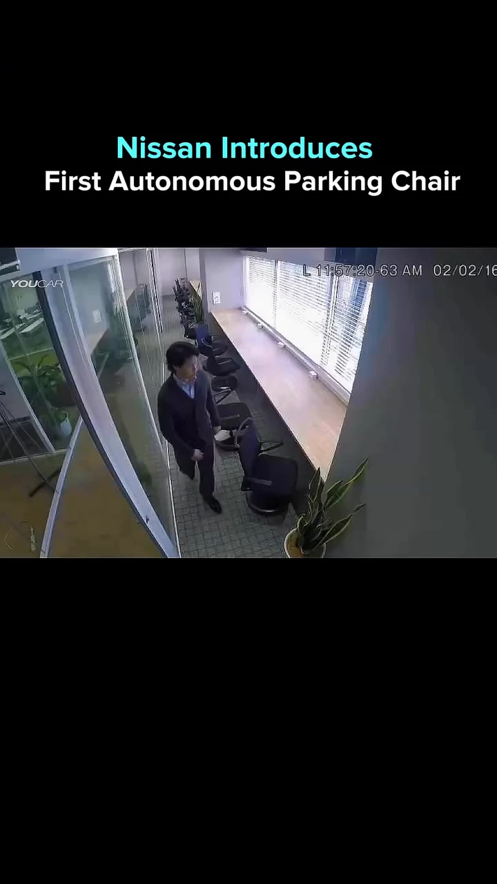 Human Comfort x Automation | Nissan introduces world’s first self-parking chair