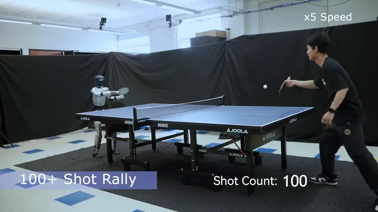 Robots have been taught to play table tennis