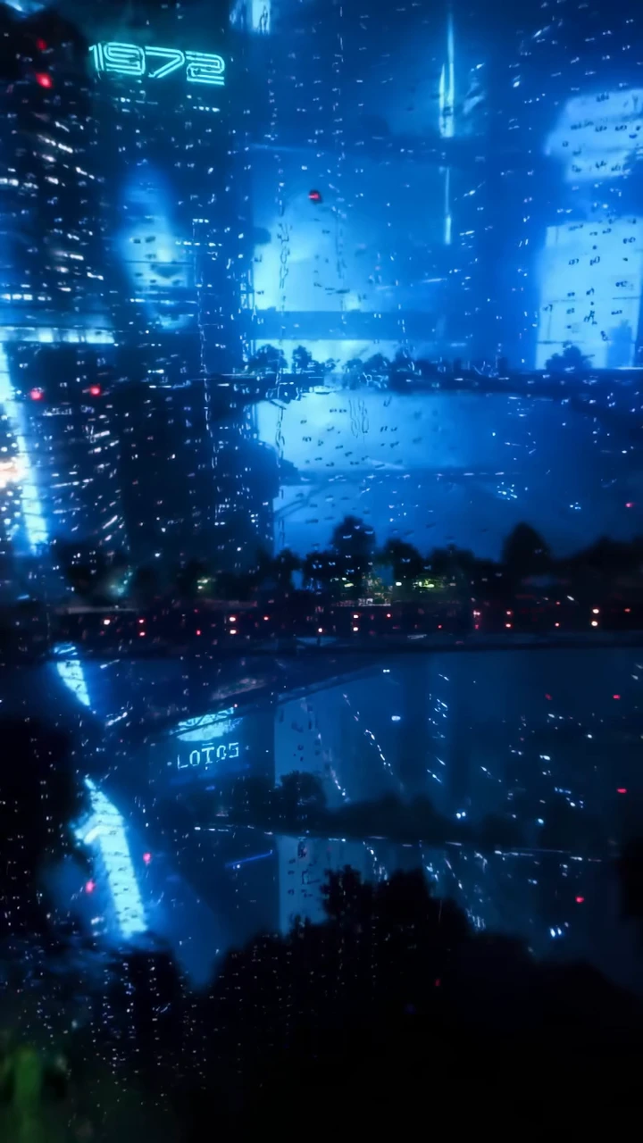 When lightning writes the city
