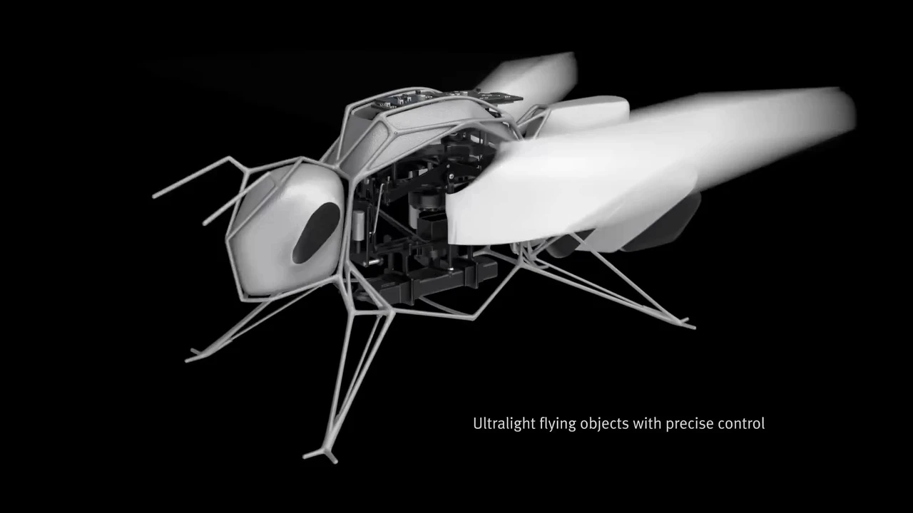 Festo has created BionicBee robots that look like winged insects