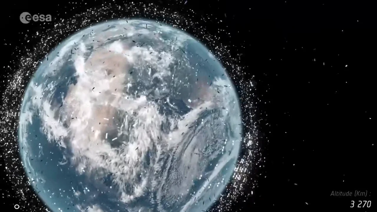 The amount of space debris in orbit has exceeded 6600 tons, scientists have calculated