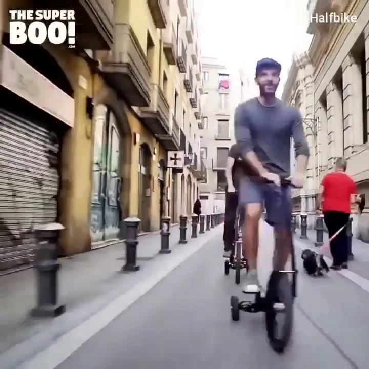 Cycling without sitting? This innovation makes it possible