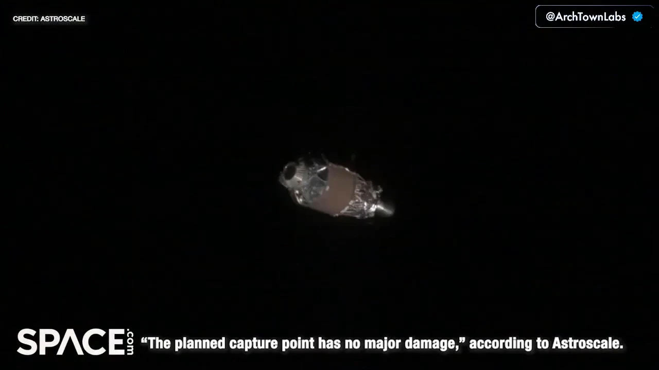 Ever wondered what space debris looks like?