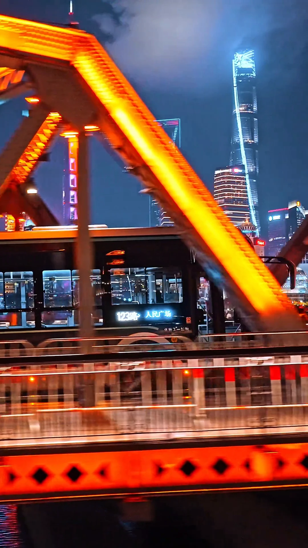 Shooting Shanghai at night using a drone