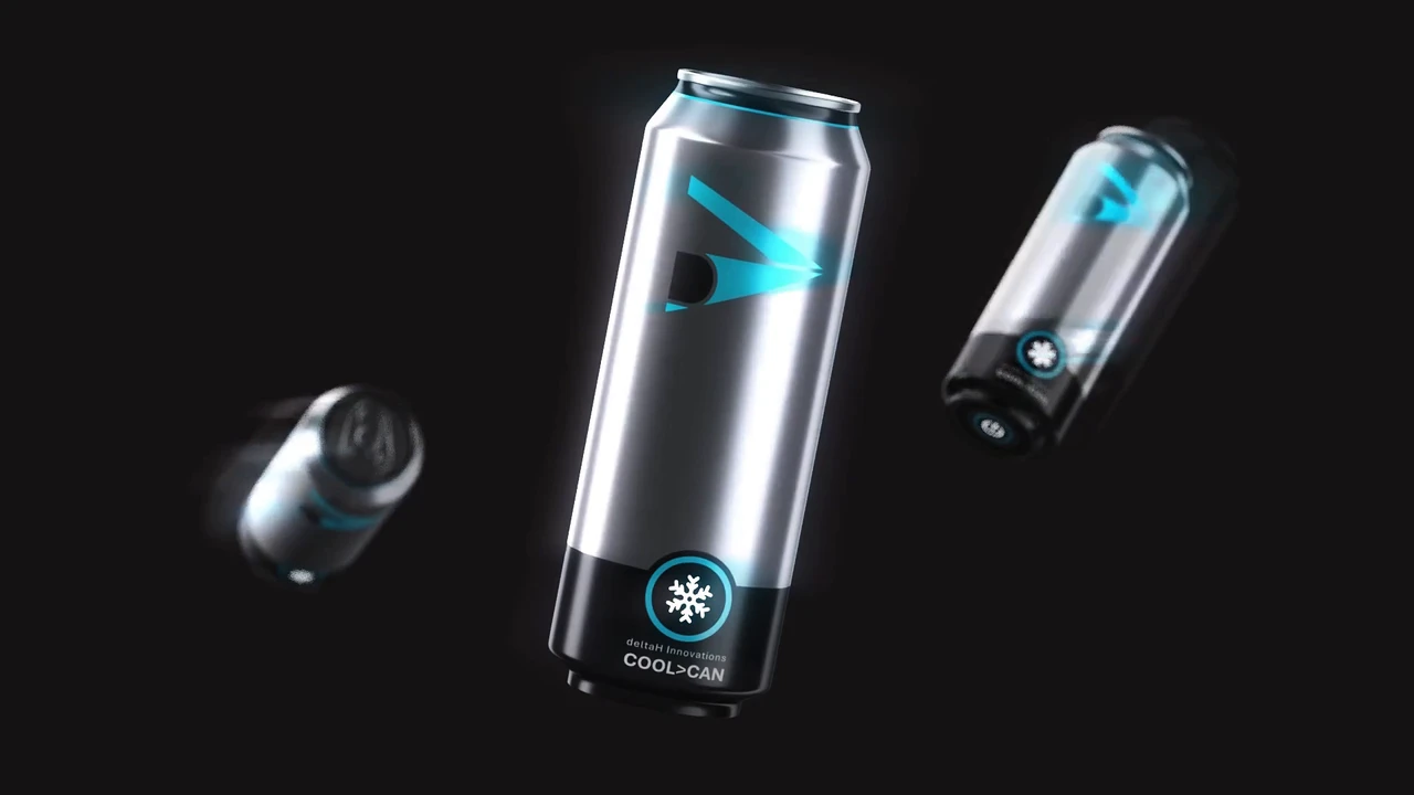 deltaH Innovations has created a “magic” can that cools drinks to 7°C in just a minute
