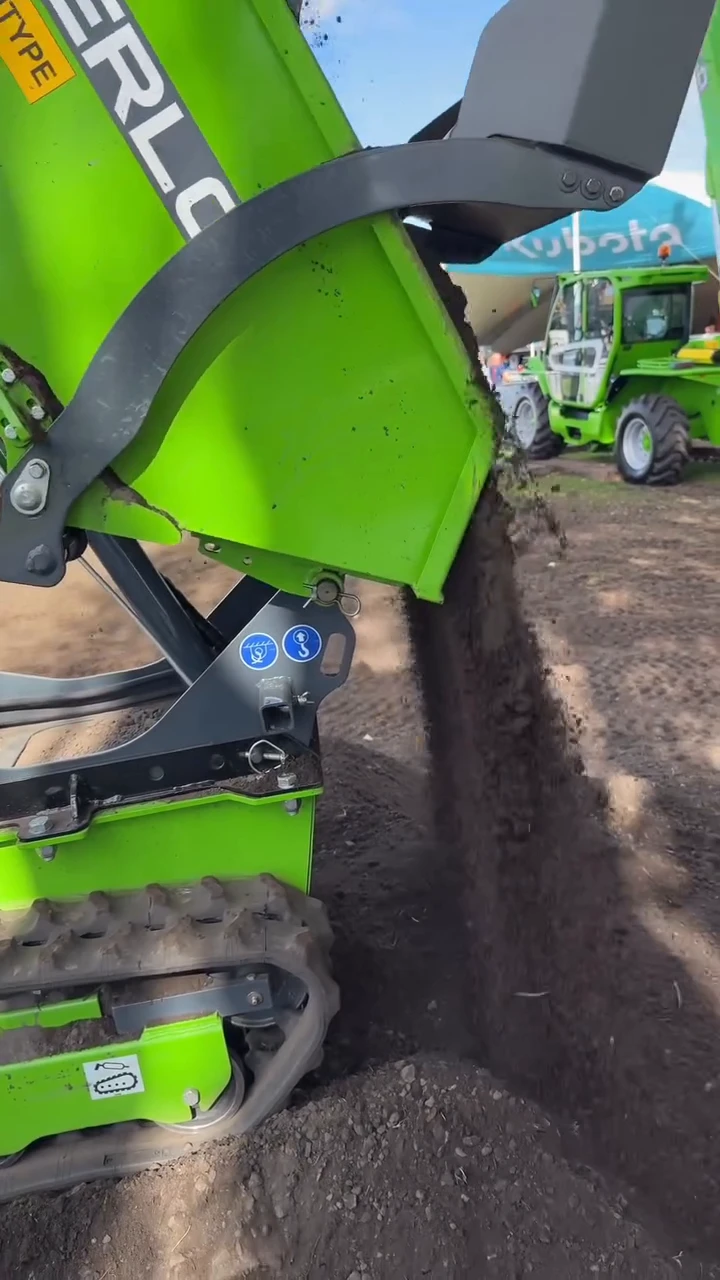 Merlo unveils electric tracked dumper prototype for small-scale worksites