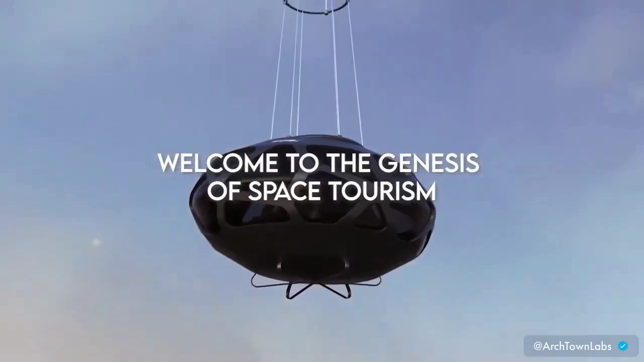 Announced a new type of tourism - flights into the stratosphere