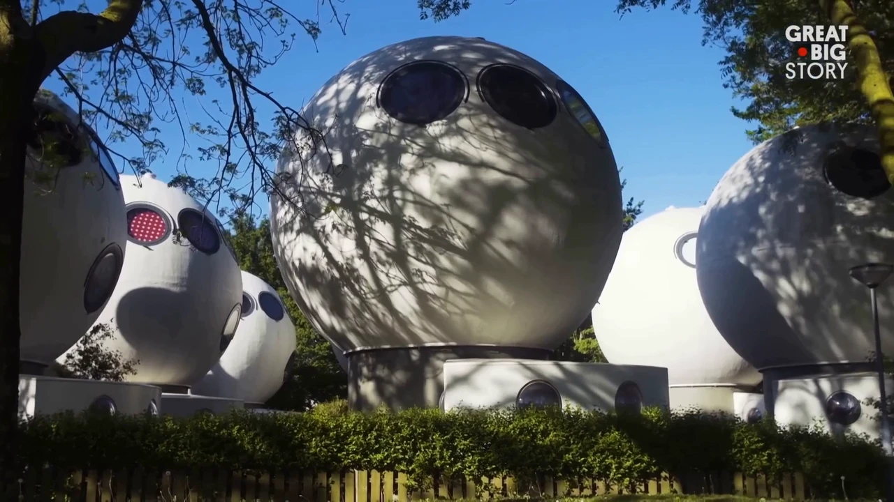 Alien neighborhood of Bolvoningen in the Netherlands