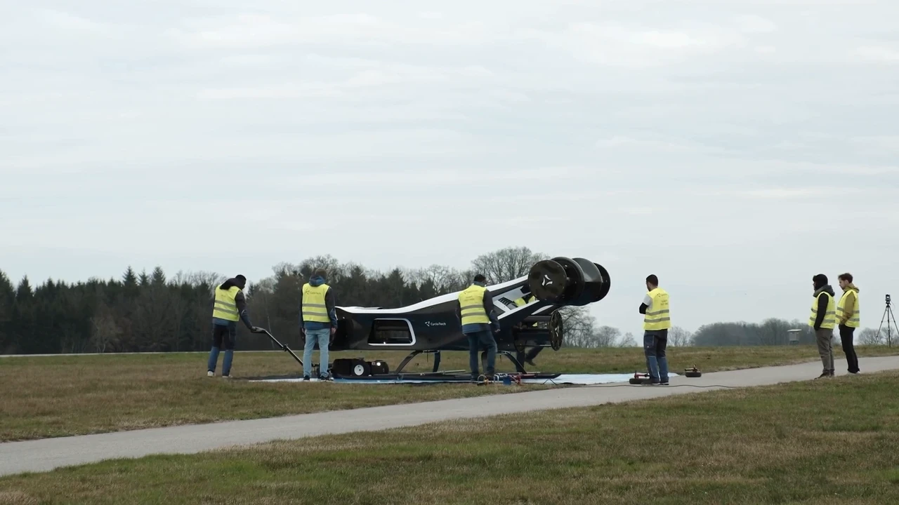 CycloTech's Blackbird flying car prototype has taken to the air