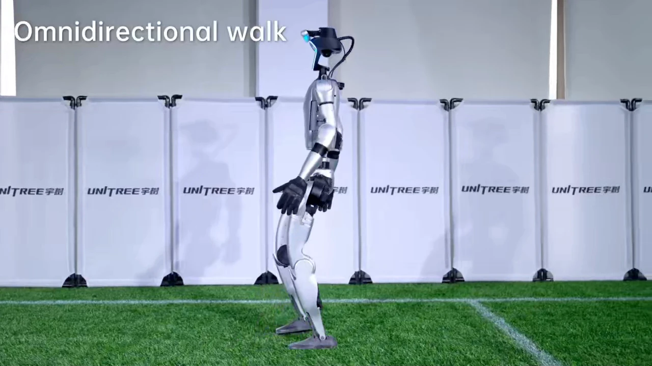 Unitree has revealed a robotic footballer for cyberpunk matches of the future