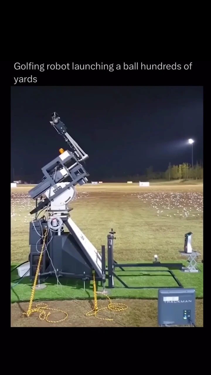 Can this robot hit the ball farther than you?