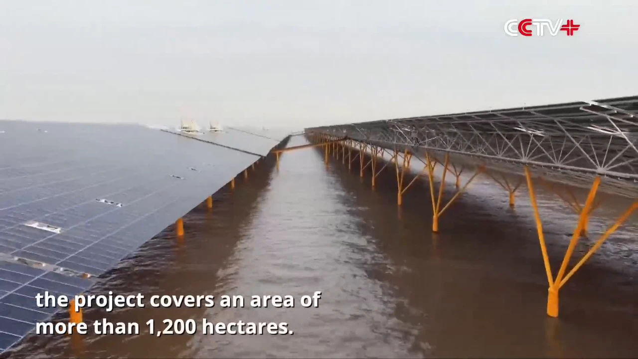 World's largest floating solar power plant has been launched in China
