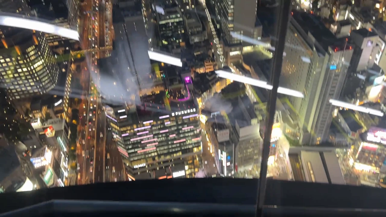 Tokyo. It's like you're floating over a city
