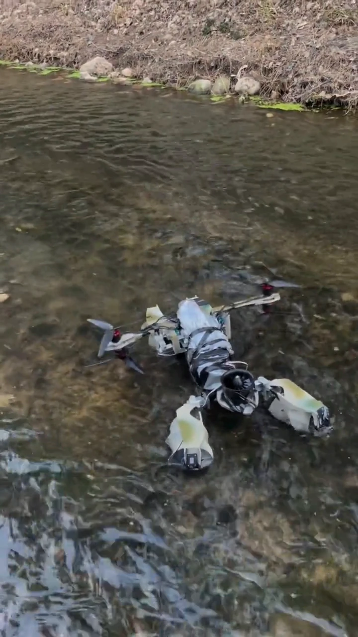 Skilled craftsmen from China have assembled an off-road drone
