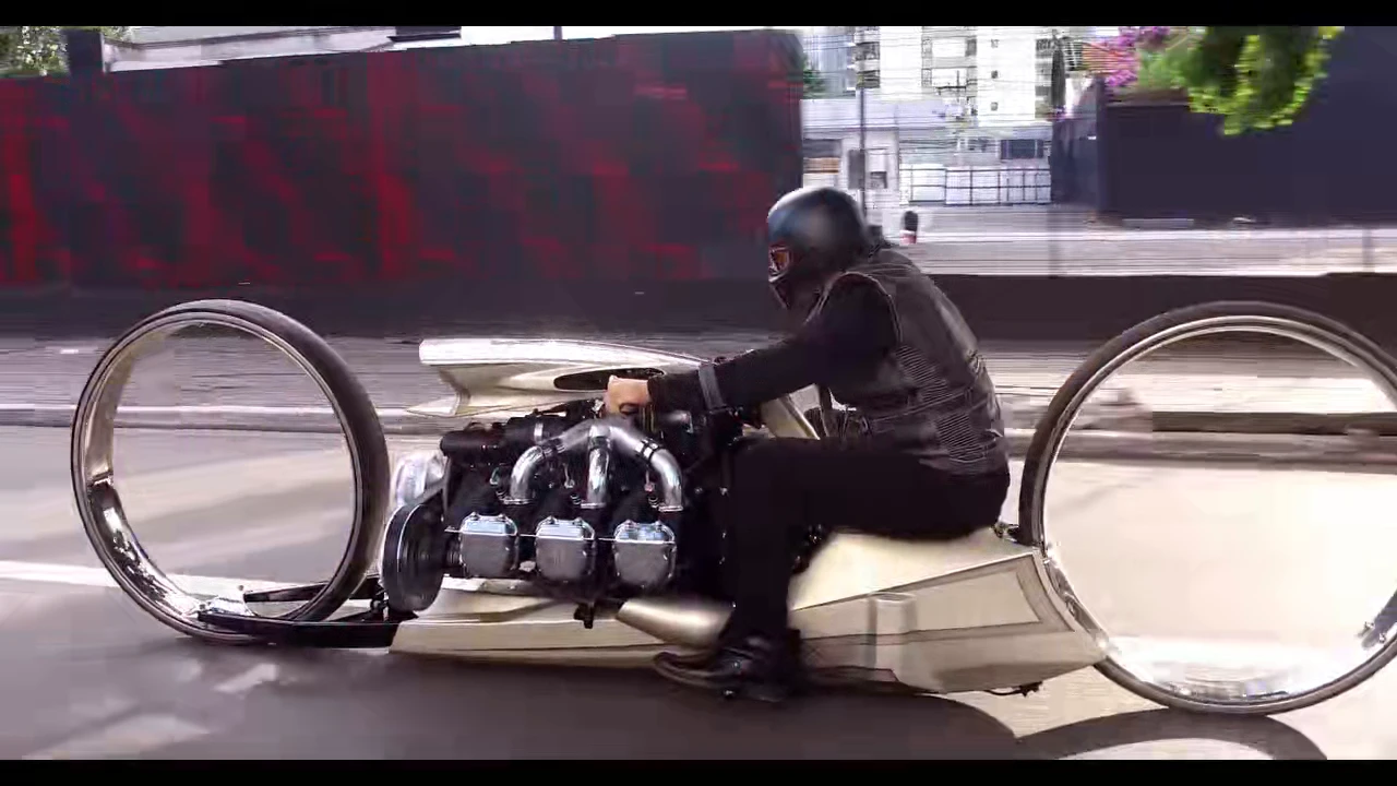 It's not a neural net graphic, it's a real bike - a TMC Dumont with an airplane engine