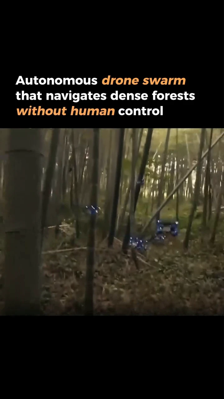 Biomimicry in action: A drone swarm that flies like a flock of birds