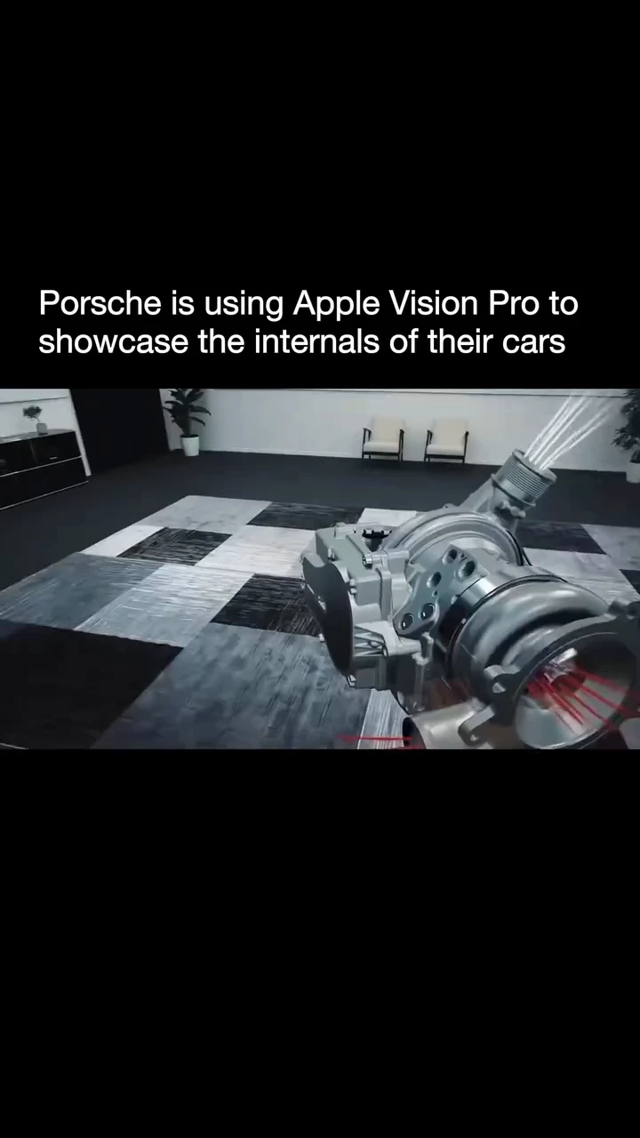 Porsche uses Apple Vision Pro to reveal hidden internals of their cars