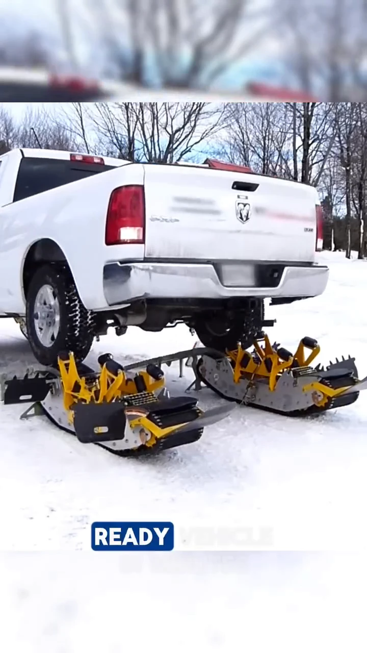 Transform Your Car Wheels Into a Snow Track Machine