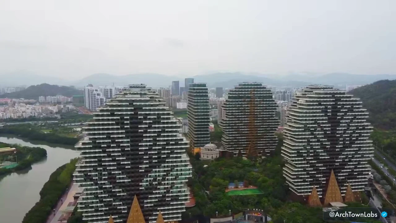 It is the most unusual hotel in the world – a nine-tower set in the shape of giant Beauty Crown trees
