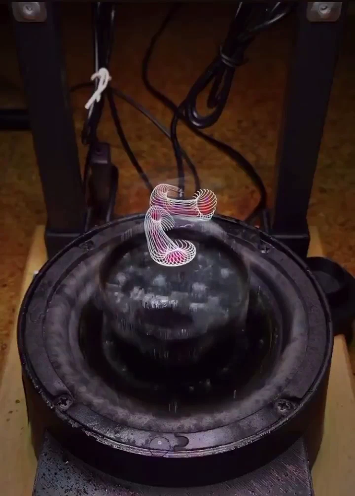 Cymatic Bubble is sound made visible in 3D