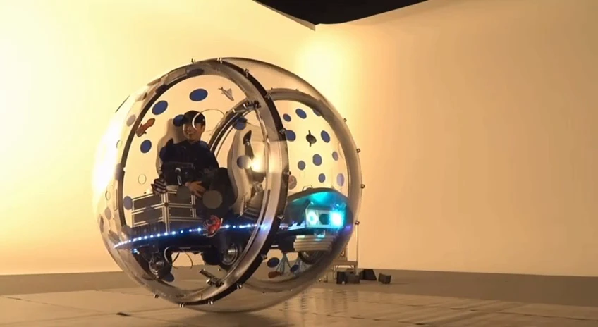 Toyota Engineers Reinvent Mobility With a Giant Light-Up Sphere
