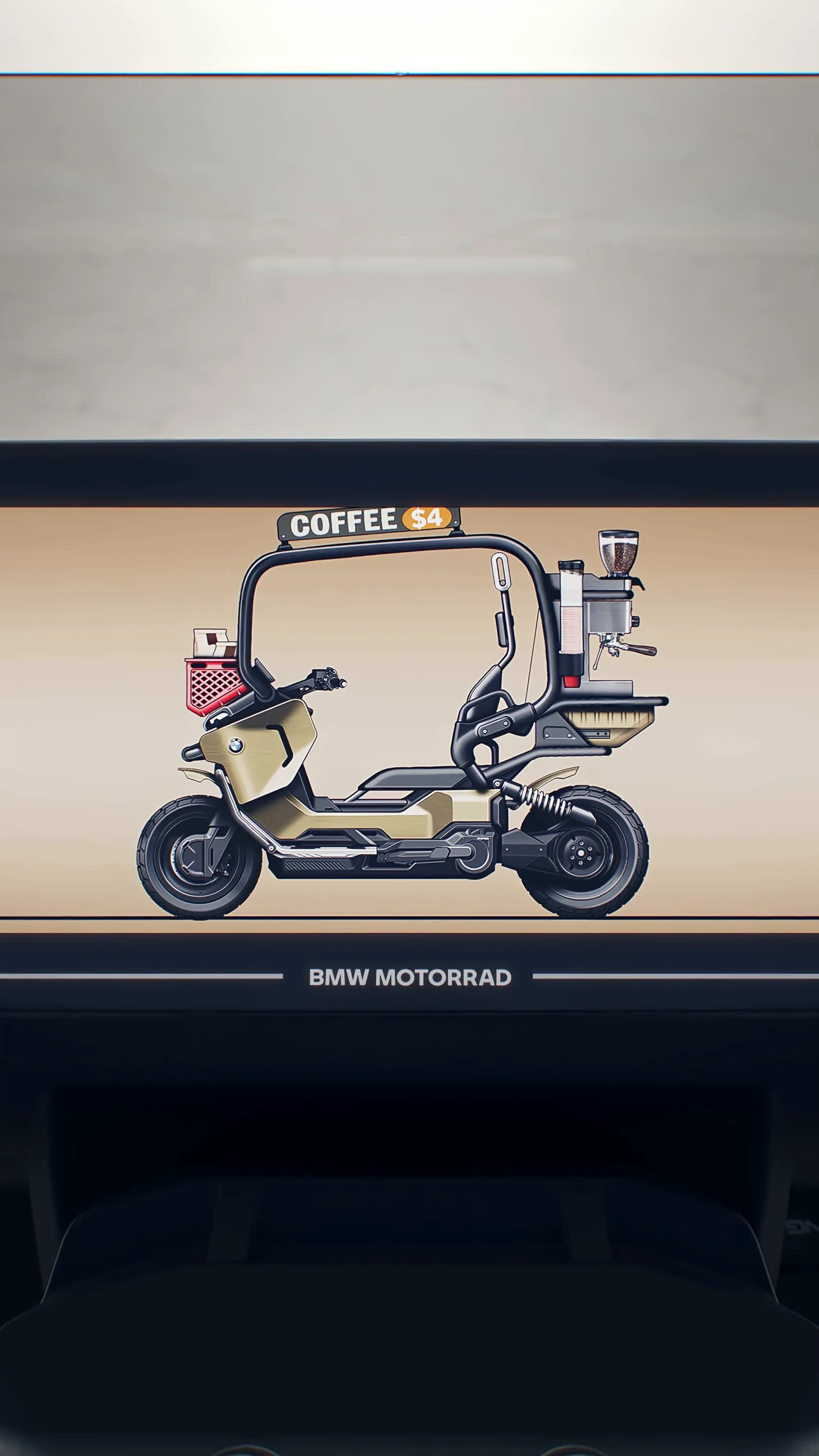 BMW has unveiled the safest motorcycle that can be ridden even without a helmet