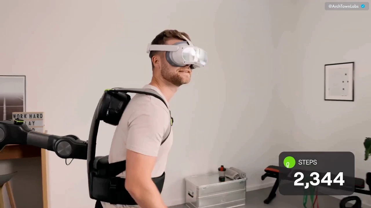 Presented the first Omni One gamer treadmill
