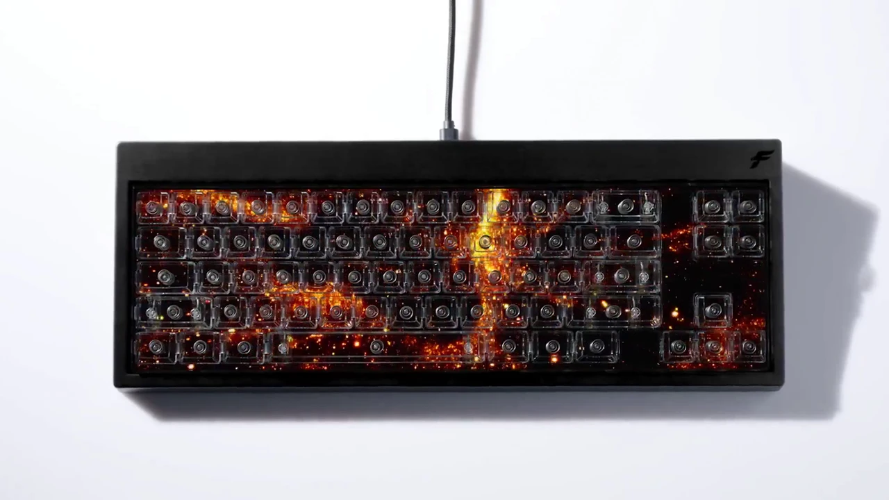 Finalmouse has released a keyboard with video skins