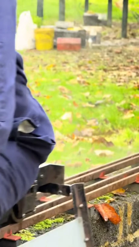 A real-life model of a steam locomotive