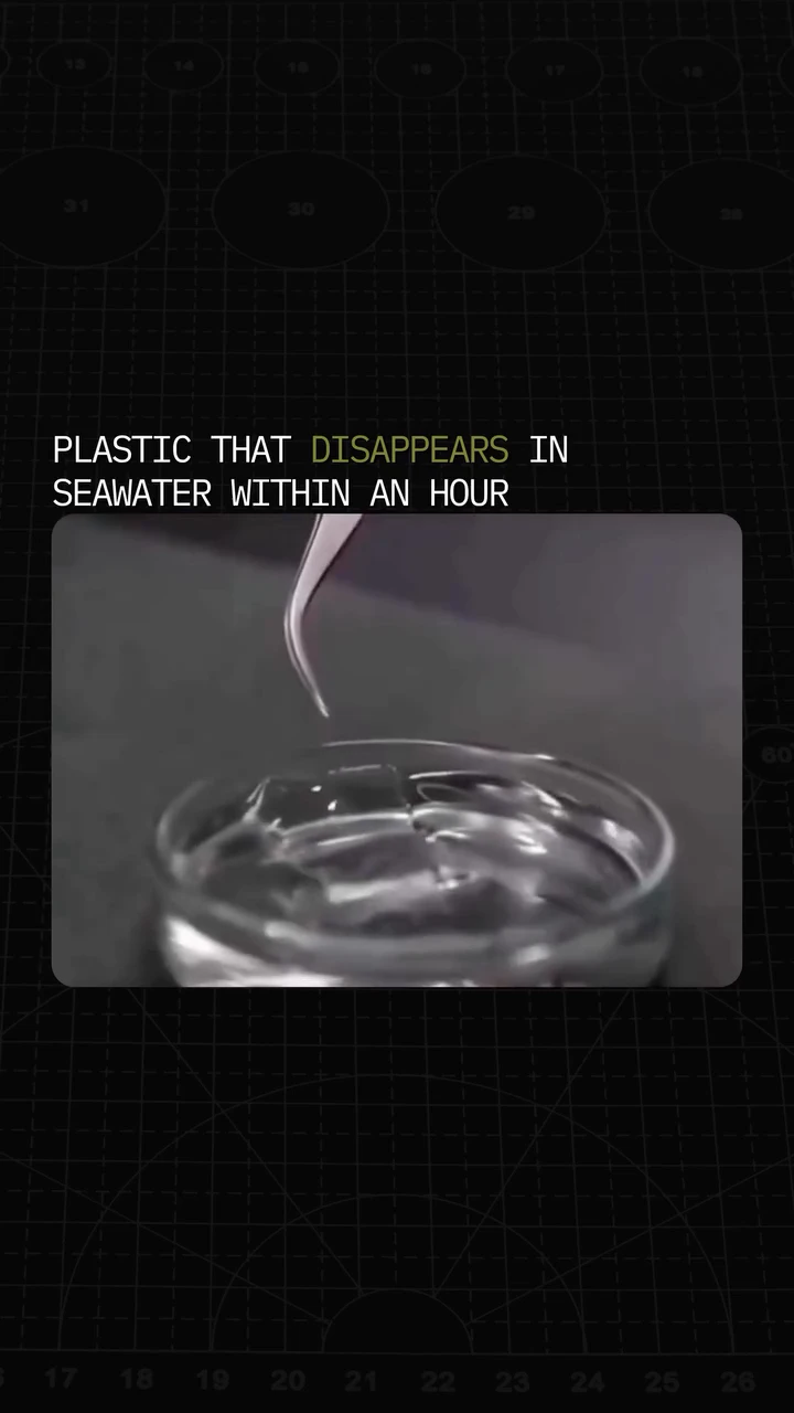 Japan just invented ocean-safe plastic that dissolves completely in seawater