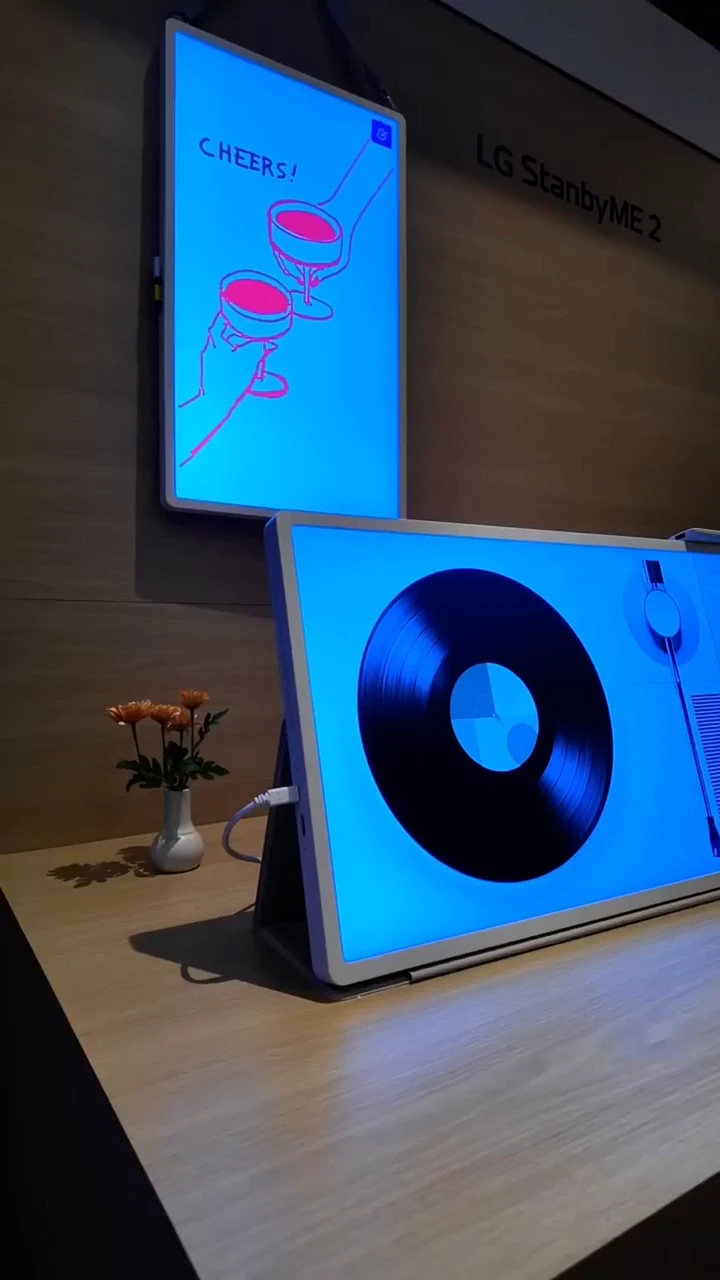 LG has unveiled an updated version of the StanbyME touchscreen TV transformer
