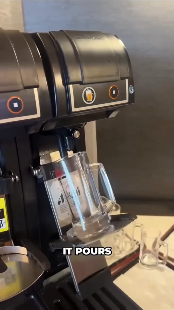 This Self-Pouring Beer Machine