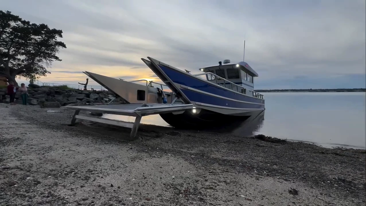 Docking Reimagined: Boats That Walk Themselves to Land