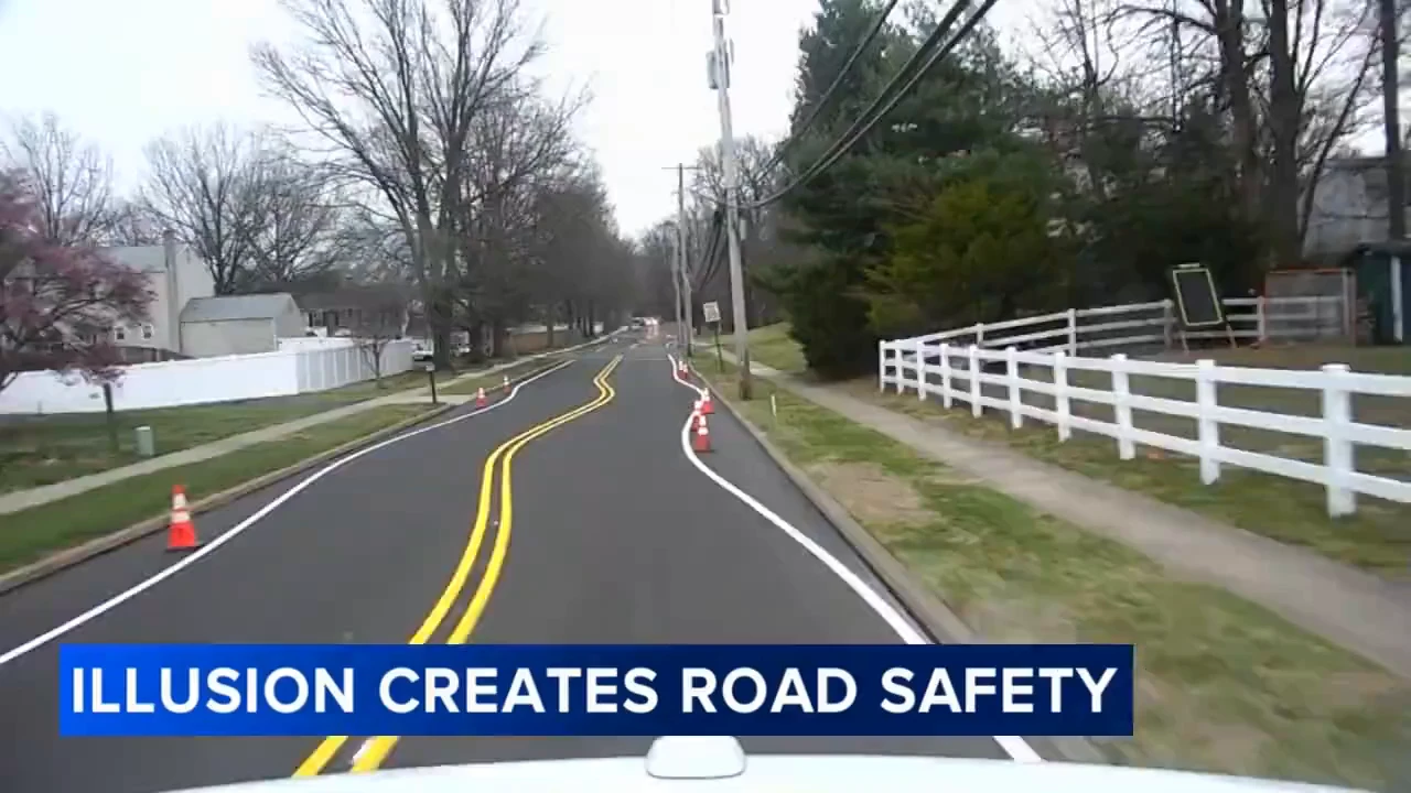 US tests wavy markings to combat daredevils on suburban streets