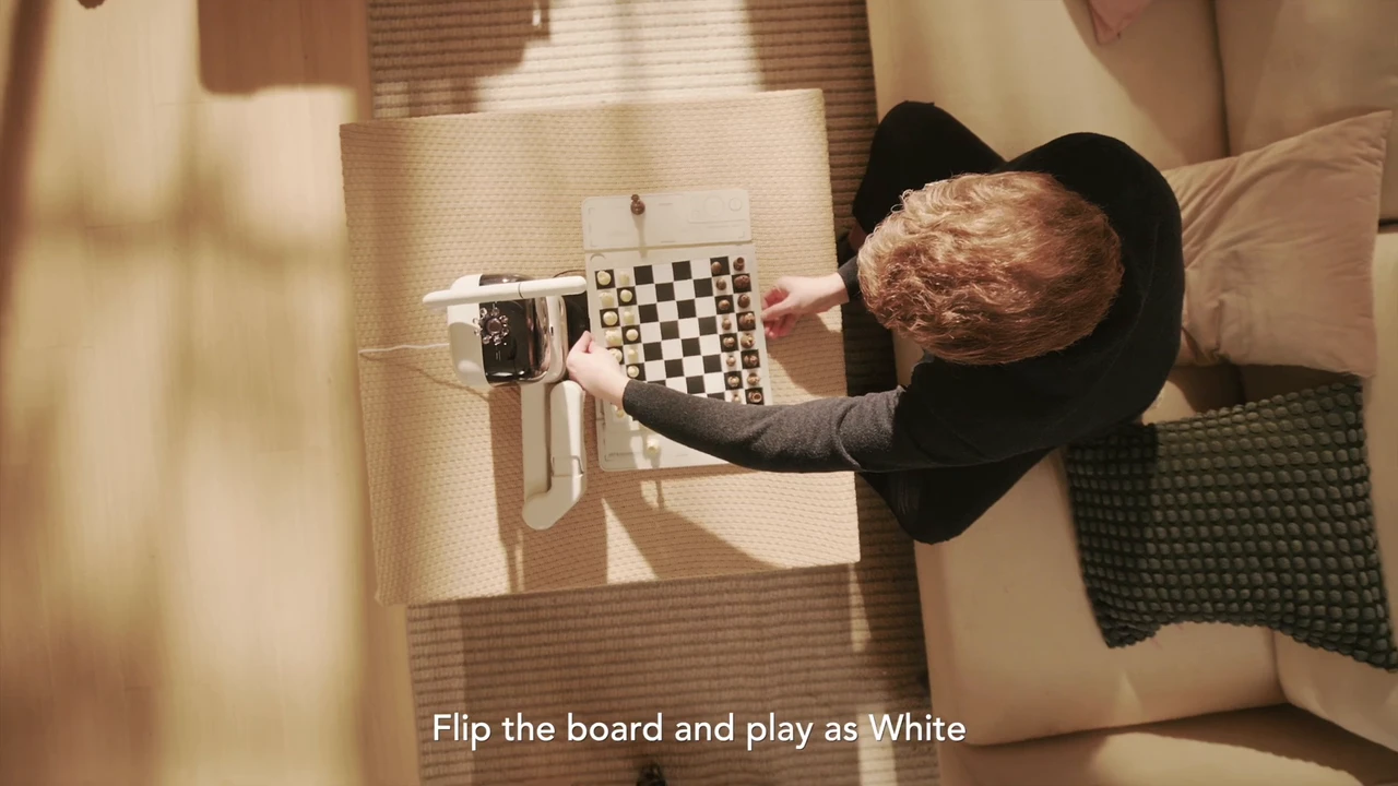 Home chess robot SenseRobot: both a personal trainer and a playing partner