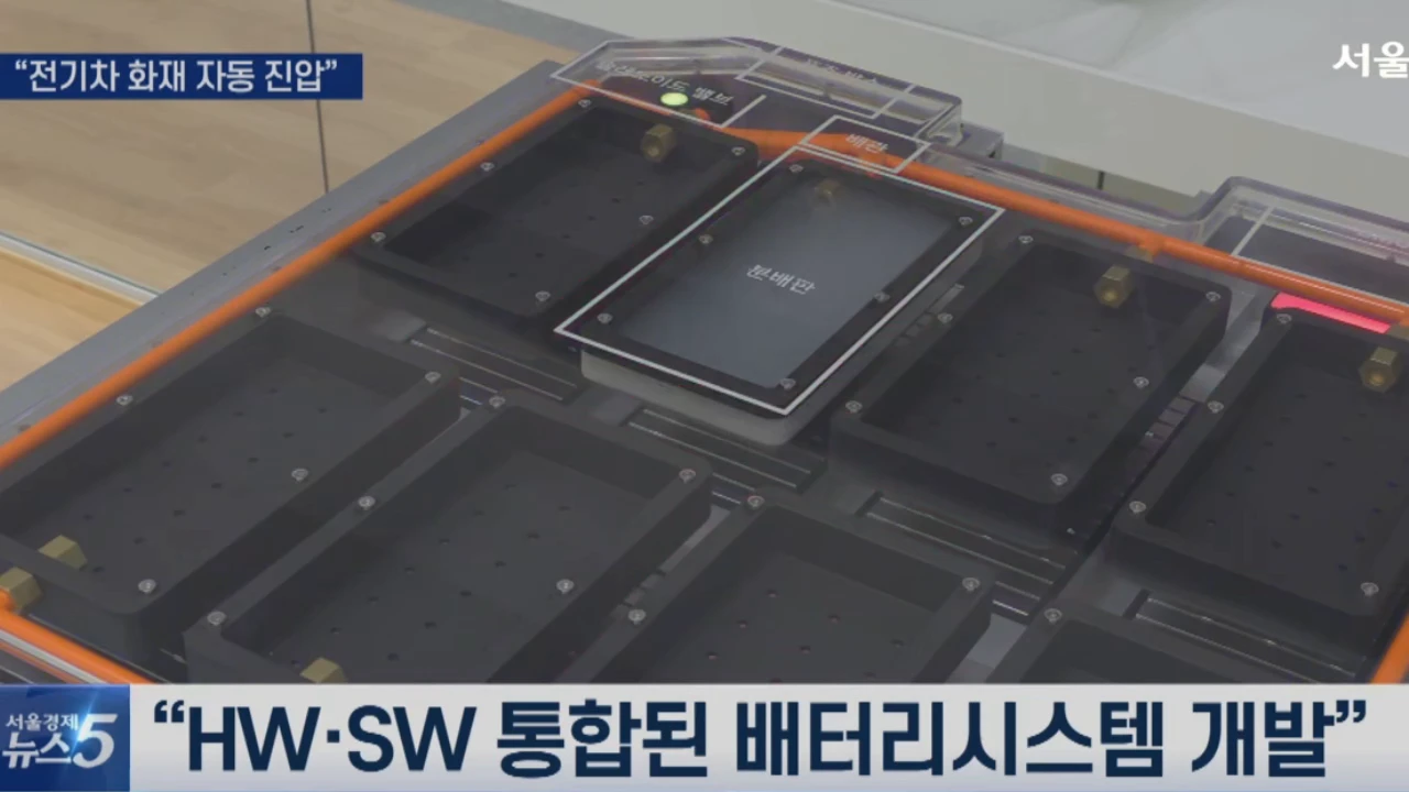 Hyundai has created batteries with built-in fire suppression system